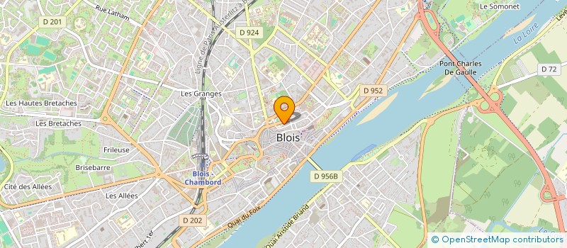 localisation de l'entreprise CTRE COM ACTION SOCIALE DE BLOIS à BLOIS