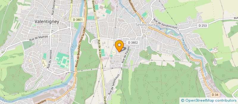 localisation de l'entreprise CTRE COM ACTION SOCIALE DE BONDEVAL  BONDEVAL