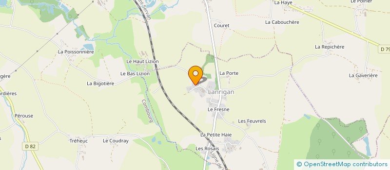 localisation de l'entreprise CTRE COM ACTION SOCIALE DE BONNEMAIN à BONNEMAIN