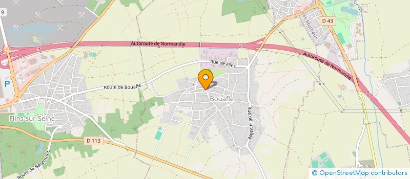 localisation de l'entreprise CTRE COM ACTION SOCIALE DE BOUAFLE à BOUAFLE