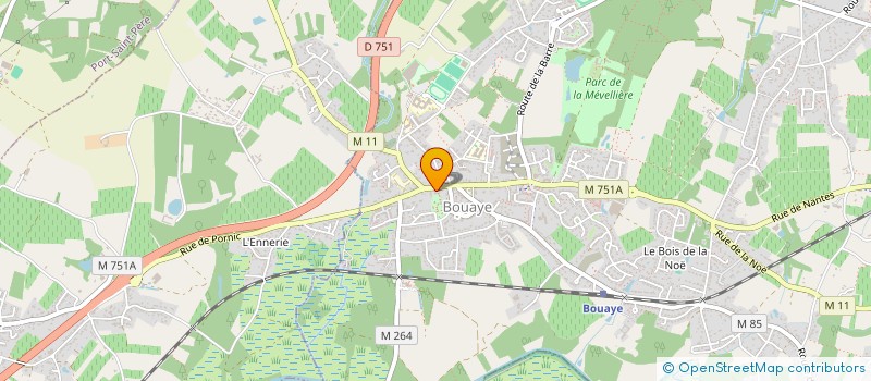 localisation de l'entreprise CTRE COM ACTION SOCIALE DE BOUAYE  BOUAYE