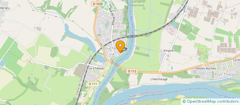 localisation de l'entreprise CTRE COM ACTION SOCIALE DE BOUCHEMAINE à BOUCHEMAINE