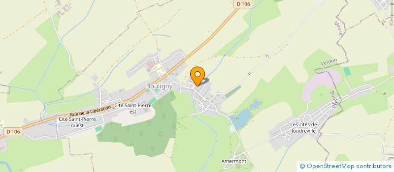localisation de l'entreprise CTRE COM ACTION SOCIALE DE BOULIGNY à BOULIGNY