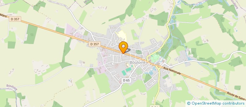 localisation de l'entreprise CTRE COM ACTION SOCIALE DE BOULOIRE à BOULOIRE