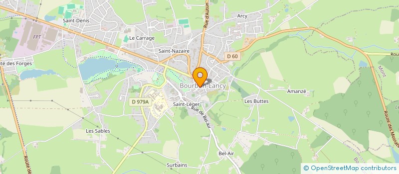 localisation de l'entreprise CTRE COM ACTION SOCIALE DE BOURBON-LANCY à BOURBON-LANCY