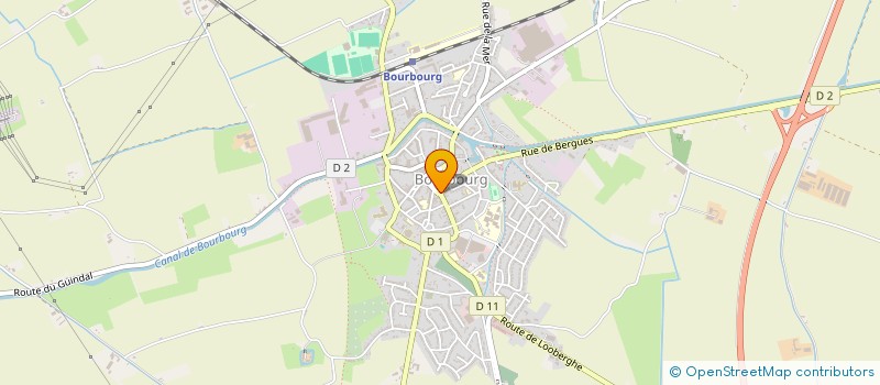 localisation de l'entreprise CTRE COM ACTION SOCIALE DE BOURBOURG à BOURBOURG