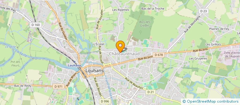 localisation de l'entreprise CTRE COM ACTION SOCIALE DE BRANGES à BRANGES
