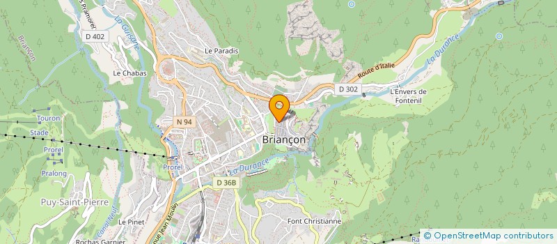 localisation de l'entreprise CTRE COM ACTION SOCIALE DE BRIANCON à BRIANCON