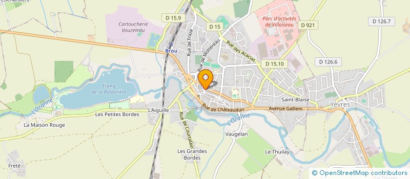 localisation de l'entreprise CTRE COM ACTION SOCIALE DE BROU à BROU