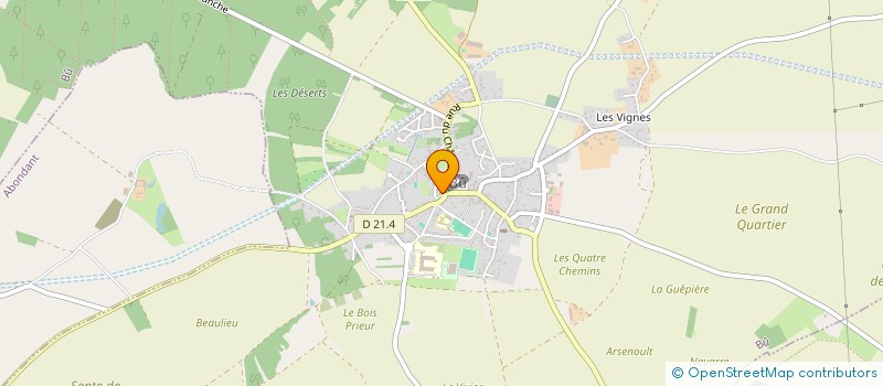 localisation de l'entreprise CTRE COM ACTION SOCIALE DE BU à BU