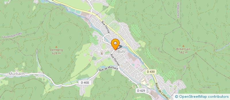 localisation de l'entreprise CTRE COM ACTION SOCIALE DE BUHL  BUHL