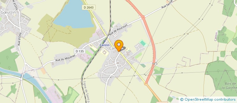 localisation de l'entreprise CTRE COM ACTION SOCIALE DE CANTIN  CANTIN