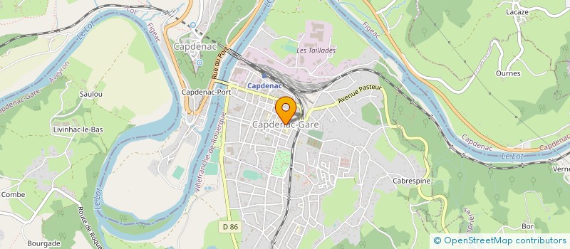 localisation de l'entreprise CTRE COM ACTION SOCIALE DE CAPDENAC GARE à CAPDENAC-GARE