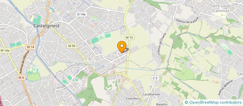 localisation de l'entreprise CTRE COM ACTION SOCIALE DE CASTELGINEST  CASTELGINEST