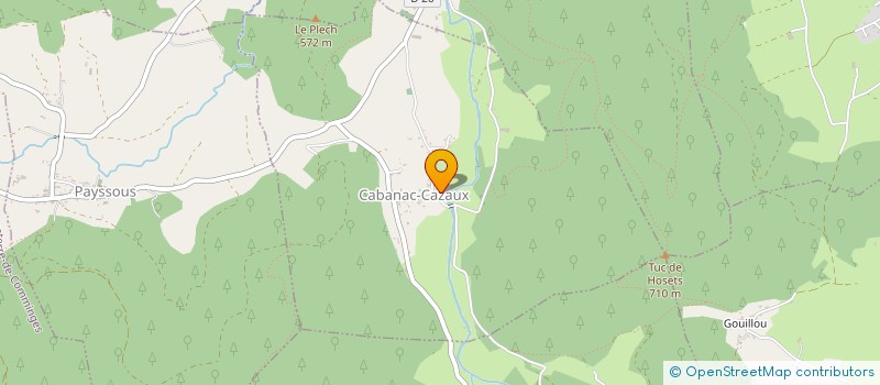 localisation de l'entreprise CTRE COM ACTION SOCIALE DE CAZAUNOUS à CAZAUNOUS