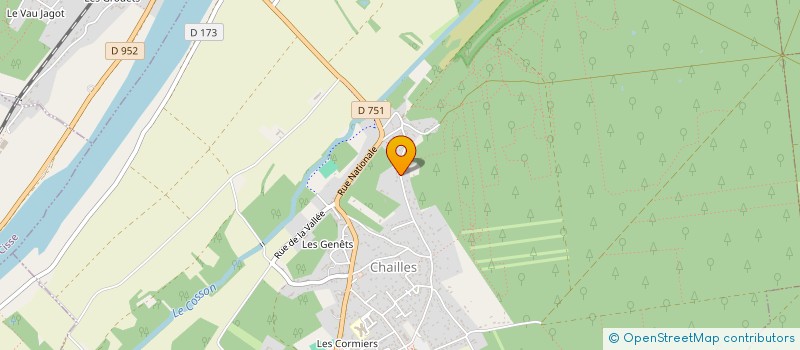 localisation de l'entreprise CTRE COM ACTION SOCIALE DE CELLETTES à CELLETTES