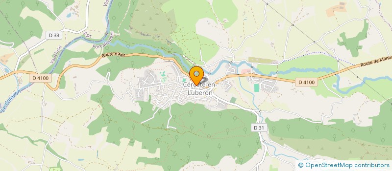 localisation de l'entreprise CTRE COM ACTION SOCIALE DE CERESTE à CERESTE-EN-LUBERON