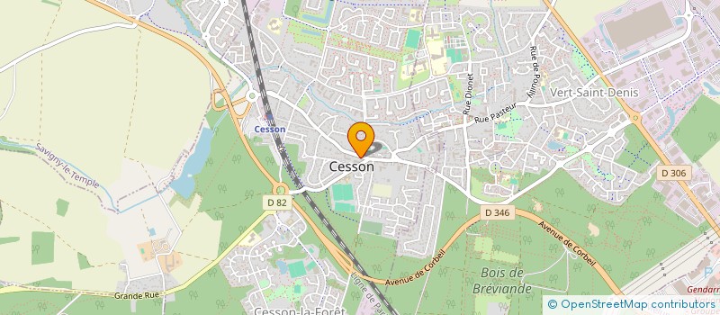 localisation de l'entreprise CTRE COM ACTION SOCIALE DE CESSON  CESSON