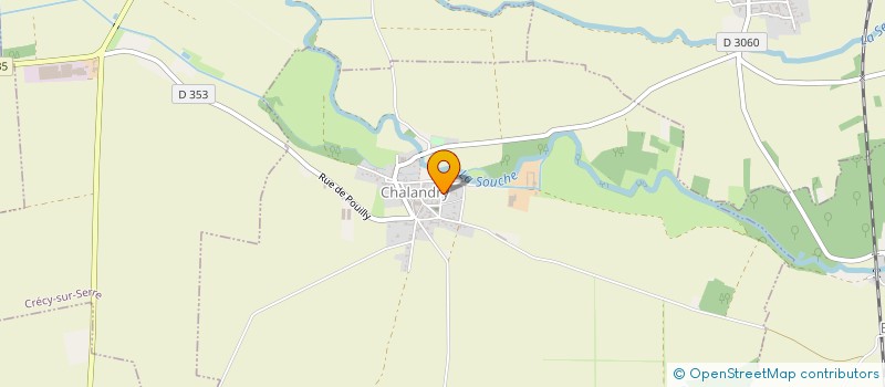 localisation de l'entreprise CTRE COM ACTION SOCIALE DE CHALANDRY à CHALANDRY