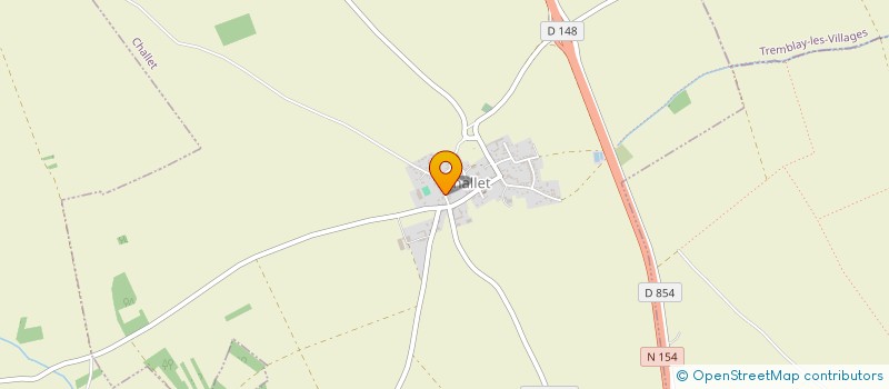 localisation de l'entreprise CTRE COM ACTION SOCIALE DE CHALLET à CHALLET