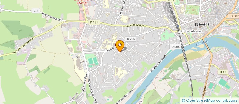 localisation de l'entreprise CTRE COM ACTION SOCIALE DE CHALLUY  CHALLUY