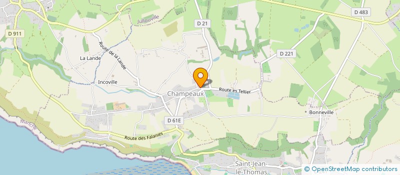 localisation de l'entreprise CTRE COM ACTION SOCIALE DE CHAMPEAUX  CHAMPEAUX