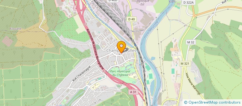 localisation de l'entreprise CTRE COM ACTION SOCIALE DE CHAMPIGNEULLE à CHAMPIGNEULLES