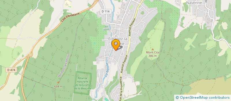 localisation de l'entreprise CTRE COM ACTION SOCIALE DE CHARMOILLE  CHARMOILLE