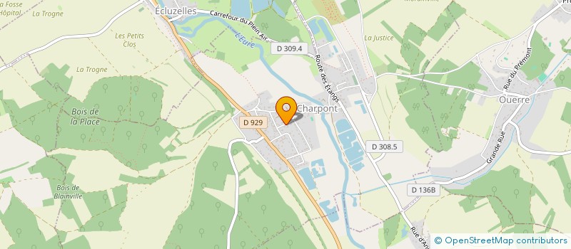 localisation de l'entreprise CTRE COM ACTION SOCIALE DE CHARPONT à CHARPONT