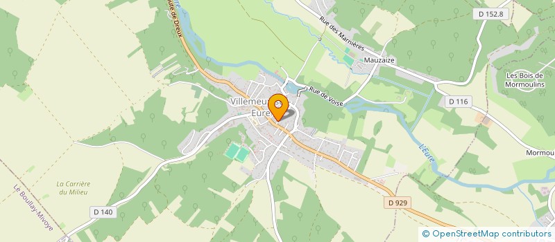 localisation de l'entreprise CTRE COM ACTION SOCIALE DE CHAUDON à CHAUDON