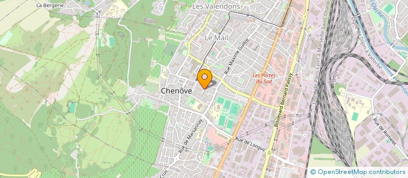 localisation de l'entreprise CTRE COM ACTION SOCIALE DE CHENOVE à CHENOVE
