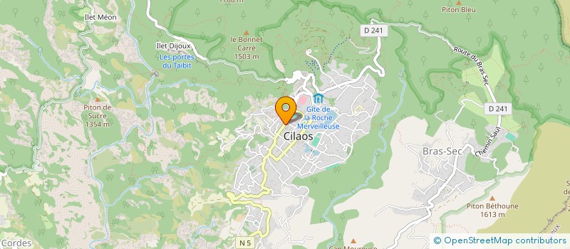 localisation de l'entreprise CTRE COM ACTION SOCIALE DE CILAOS à CILAOS