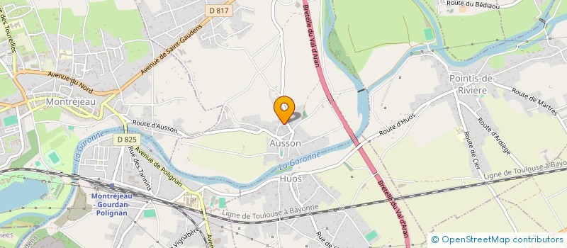 localisation de l'entreprise CTRE COM ACTION SOCIALE DE CLARAC  CLARAC