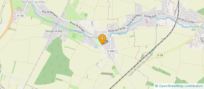 localisation de l'entreprise CTRE COM ACTION SOCIALE DE CLENAY à CLENAY