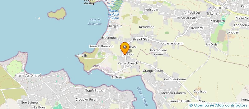 localisation de l'entreprise CTRE COM ACTION SOCIALE DE COAT MEAL  COAT-MEAL