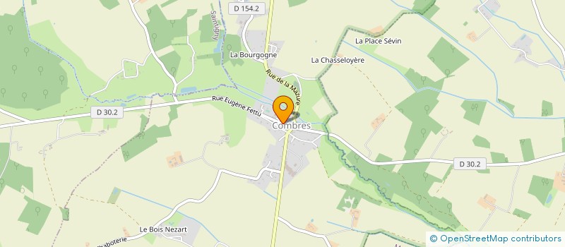 localisation de l'entreprise CTRE COM ACTION SOCIALE DE COMBRES à COMBRES