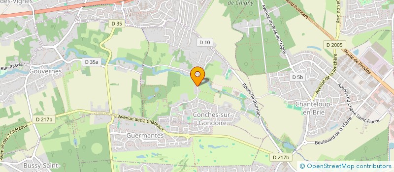 localisation de l'entreprise CTRE COM ACTION SOCIALE DE CONCHES  CONCHES-SUR-GONDOIRE