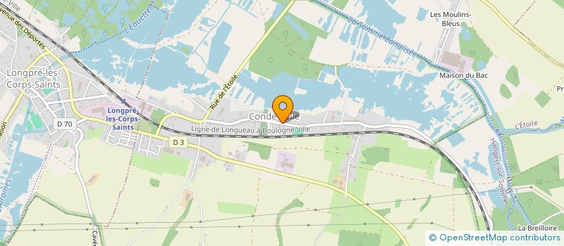 localisation de l'entreprise CTRE COM ACTION SOCIALE DE CONDE FOLIE à CONDE-FOLIE