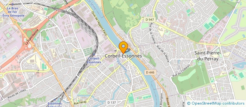localisation de l'entreprise CTRE COM ACTION SOCIALE DE CORBEIL ESSON à CORBEIL-ESSONNES