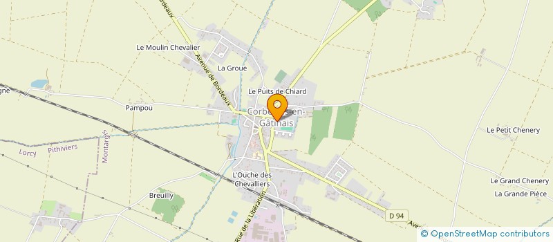 localisation de l'entreprise CTRE COM ACTION SOCIALE DE CORBEILLES  CORBEILLES