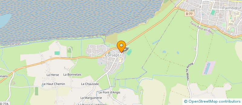 localisation de l'entreprise CTRE COM ACTION SOCIALE DE CORSEPT  CORSEPT