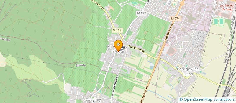 localisation de l'entreprise CTRE COM ACTION SOCIALE DE COUCHEY à COUCHEY