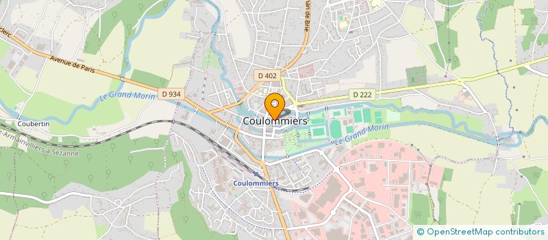 localisation de l'entreprise CTRE COM ACTION SOCIALE DE COULOMMIERS à COULOMMIERS