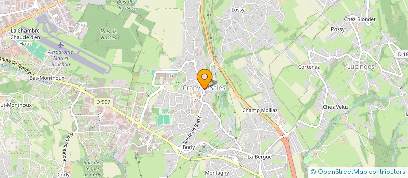 localisation de l'entreprise CTRE COM ACTION SOCIALE DE CRANVES SALES à CRANVES-SALES