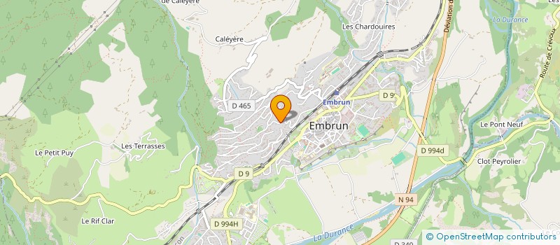 localisation de l'entreprise CTRE COM ACTION SOCIALE DE CROTS à CROTS