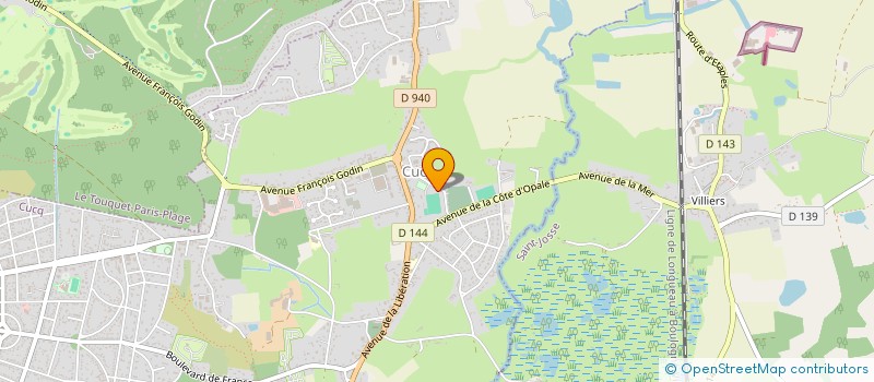 localisation de l'entreprise CTRE COM ACTION SOCIALE DE CUCQ  CUCQ