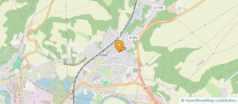 localisation de l'entreprise CTRE COM ACTION SOCIALE DE CUFFIES à CUFFIES
