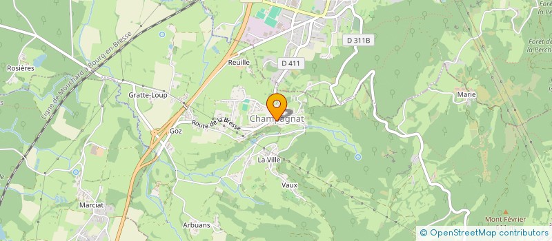 localisation de l'entreprise CTRE COM ACTION SOCIALE DE CUISEAUX  CUISEAUX