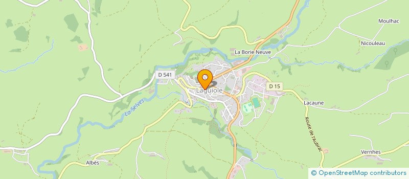 localisation de l'entreprise CTRE COM ACTION SOCIALE DE CURIERES à CURIERES