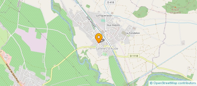 localisation de l'entreprise CTRE COM ACTION SOCIALE DE CUXAC-D'AUDE à CUXAC-D'AUDE